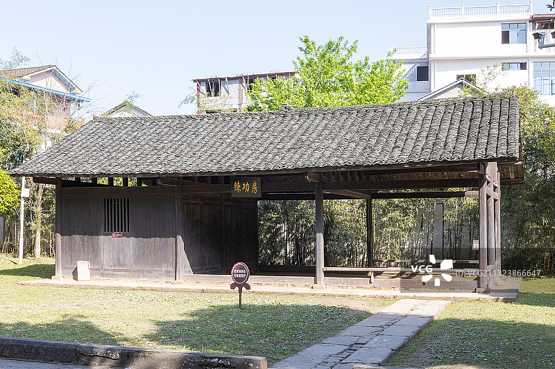 贺龙故居 张家界练功房图片素材