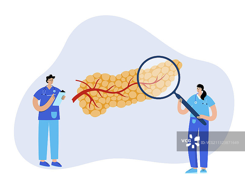 胰腺标志概念图片素材
