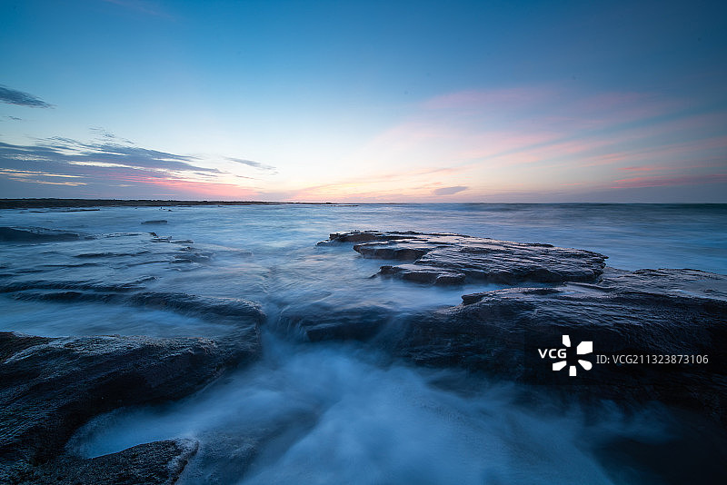 涠洲岛的日出图片素材