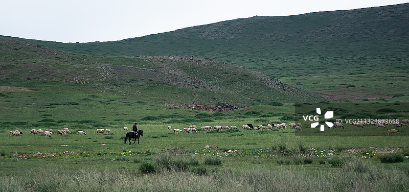 草原牧羊人图片素材