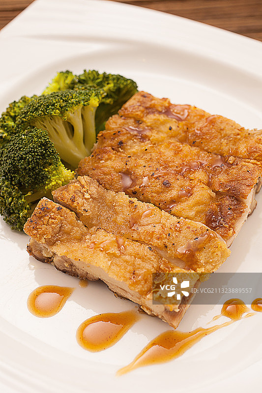 烤猪排图片素材