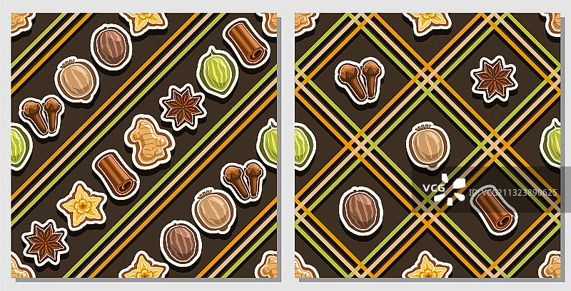 香料无缝图案图片素材