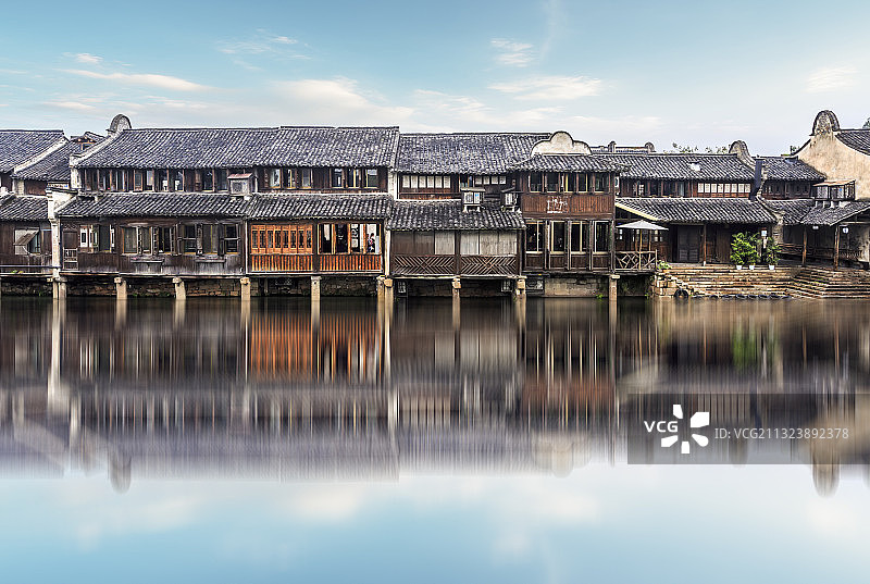 中国乌镇风光图片素材