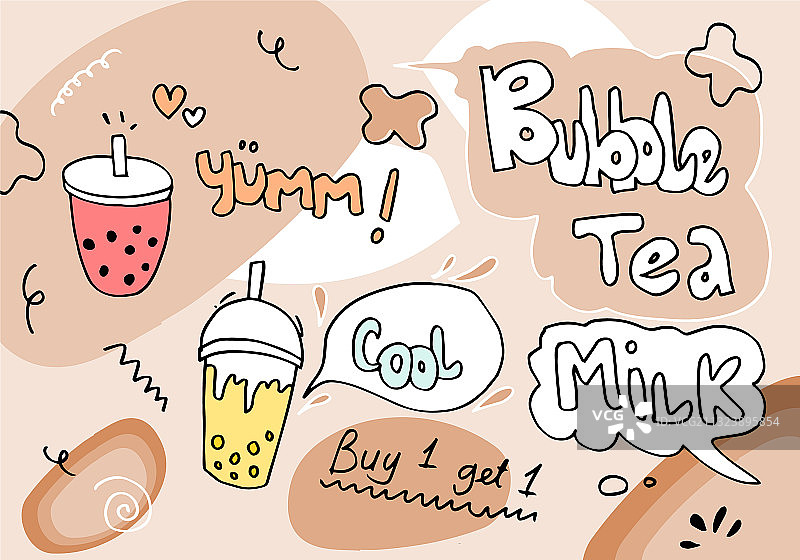 波霸奶茶促销活动设计图片素材