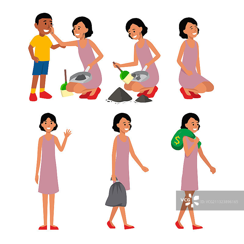 身材苗条的健壮女人形象图片素材