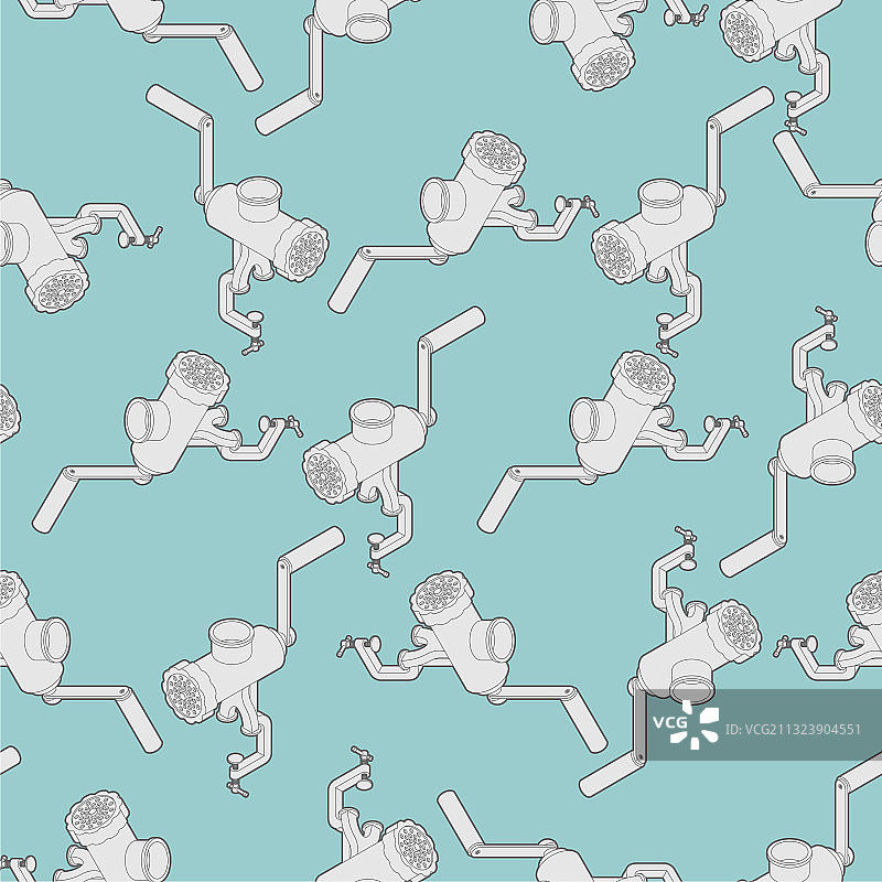 绞肉机图案无缝细碎机图片素材