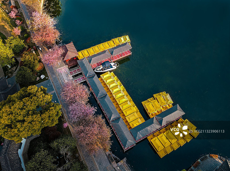 外秦淮河画舫 南京图片素材