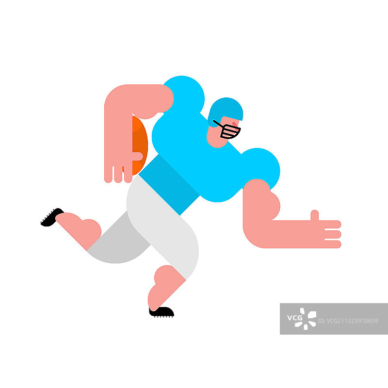 美式橄榄球运动员图片素材