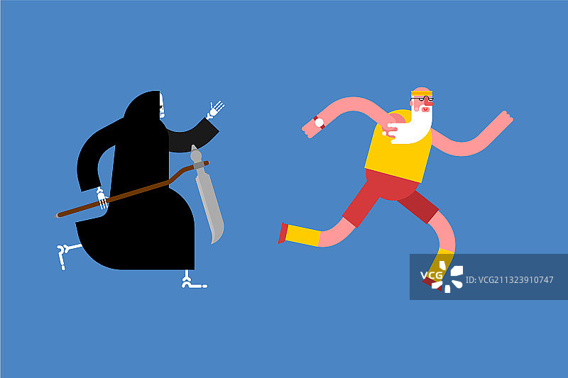 祖父逃离死神图片素材