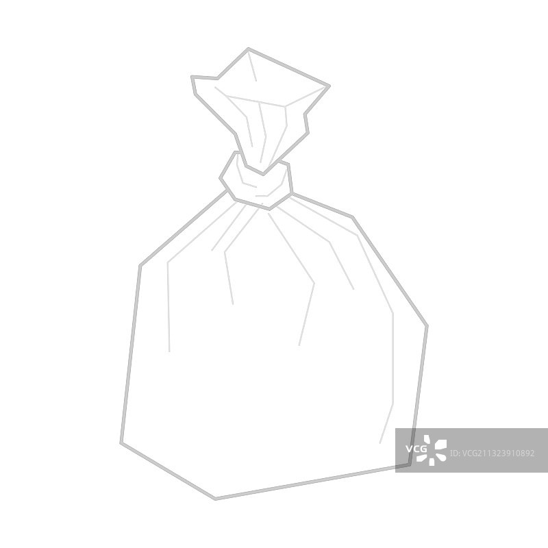 充满空气的塑料袋图片素材