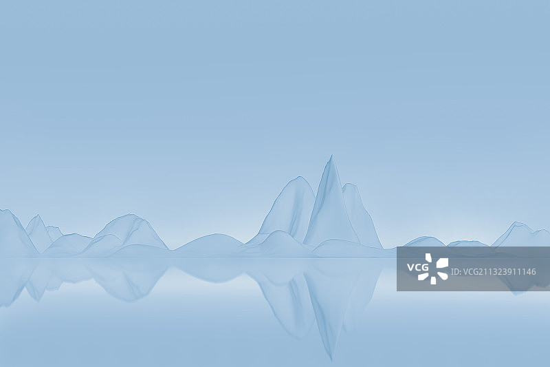 人造山水景观图片素材