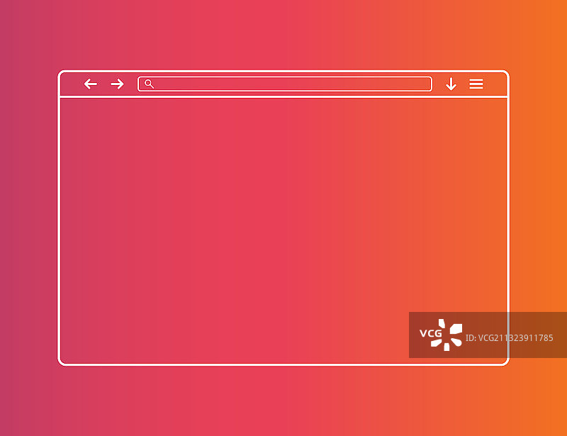 网页浏览器窗口模板网站界面图片素材