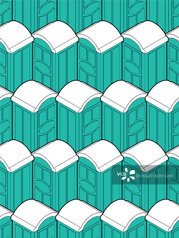 便携式厕所无缝图案图片素材