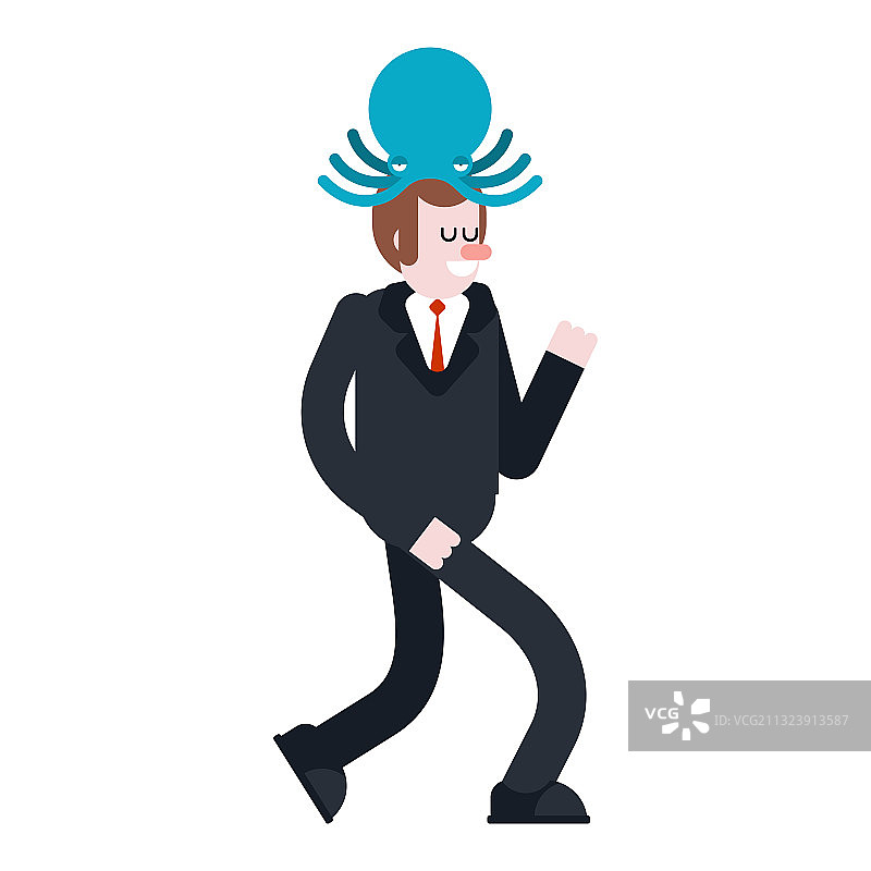 头部精神控制外星章鱼图片素材