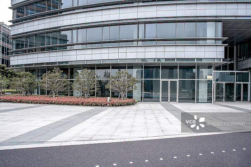 城市金融区办公写字楼出入口图片素材