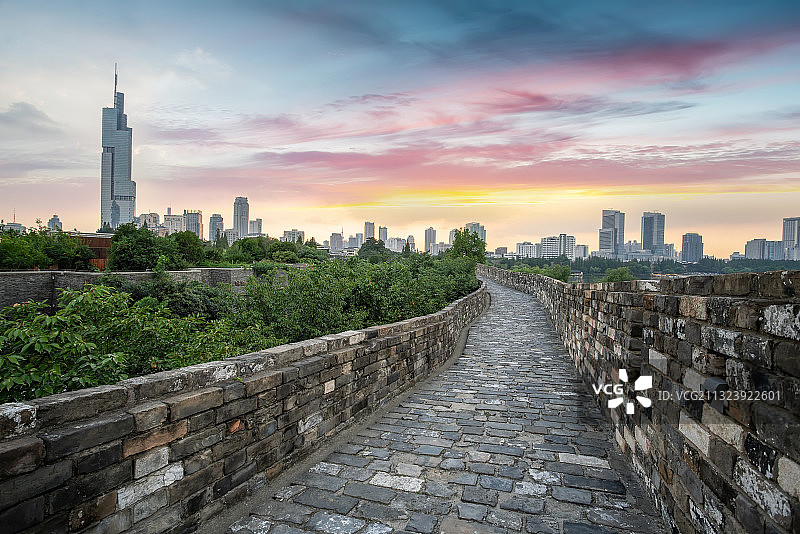 南京明城墙古建筑遗址图片素材
