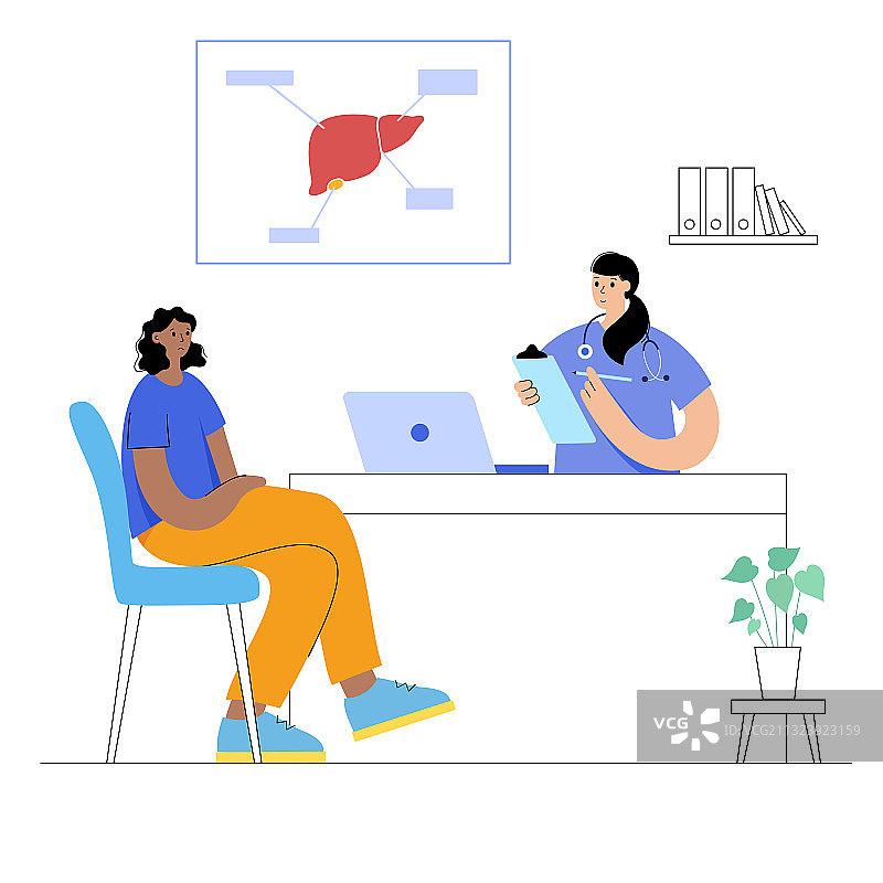 肝脏模板概念图片素材