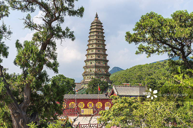 广胜寺飞虹塔图片素材