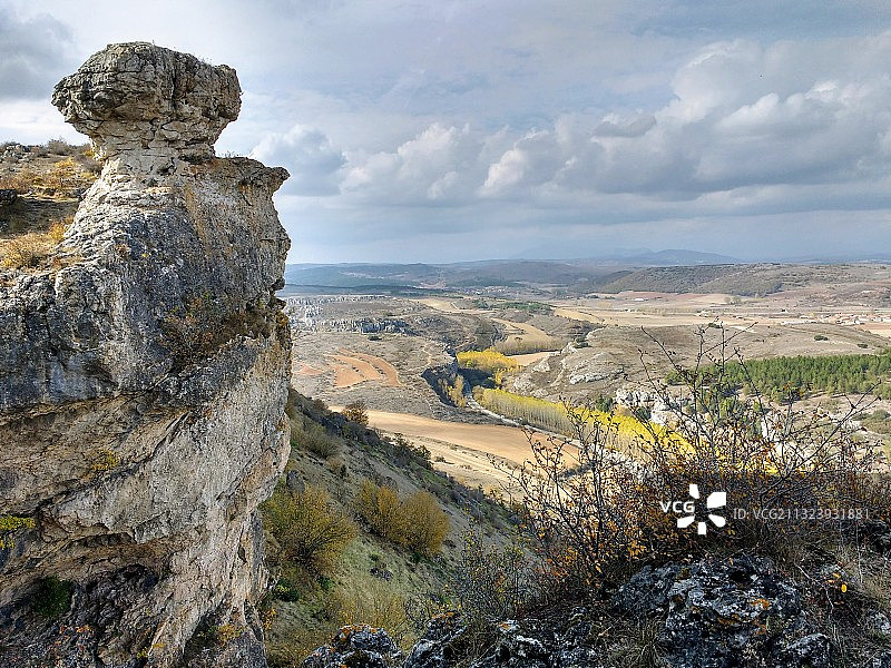 西班牙帕伦西亚省托雷斯镇的风景图片素材