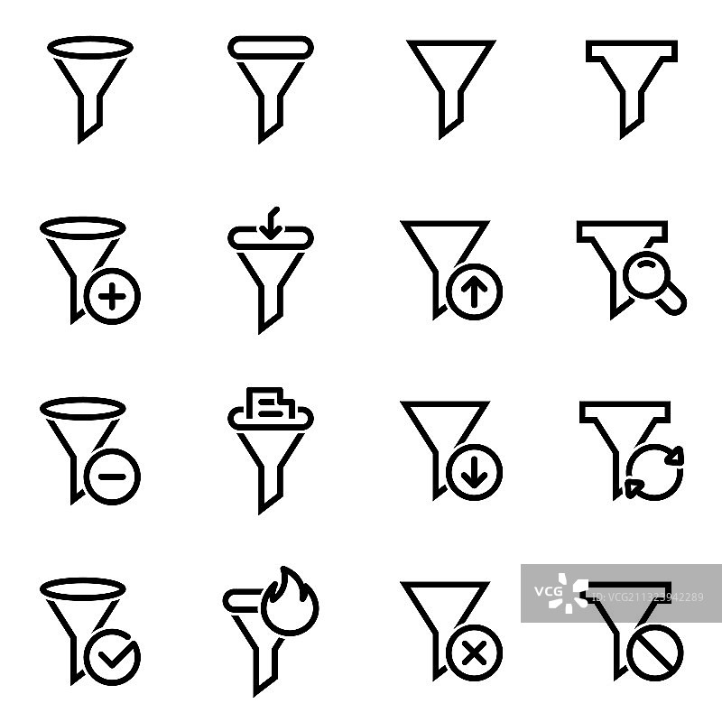 筛选主题简约图标图片素材