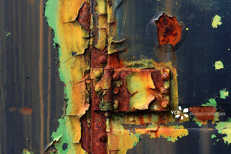 生锈金属的全画幅照片图片素材