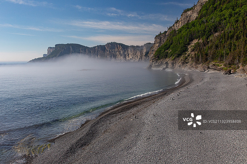加拿大魁北克弗里隆国家公园海滩风光图片素材