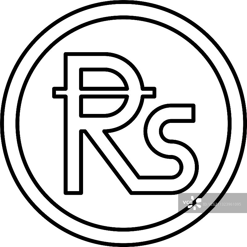 多国货币卢比图片素材