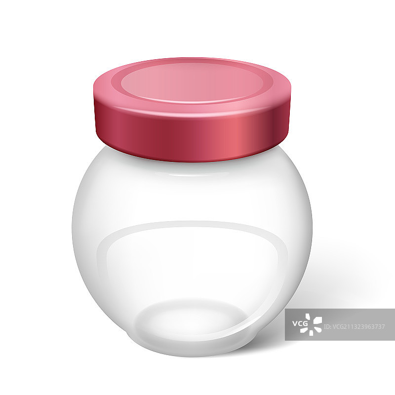 红色提手杯模板玻璃罐模型图片素材