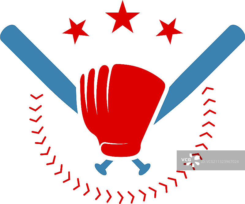 棒球标志设计图片素材