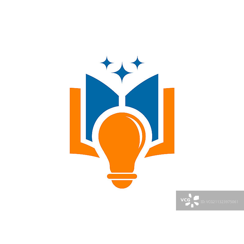 书籍教育Logo设计模板图片素材