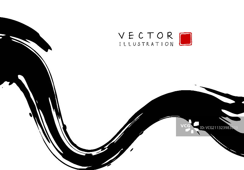 抽象水墨背景中国书法艺术图片素材