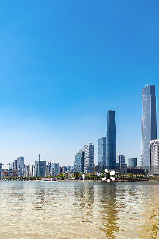 广州珠江新城摩天大楼图片素材