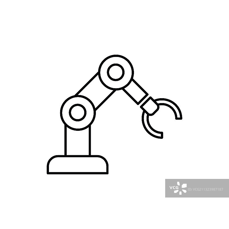 机械臂技术独立图标图片素材
