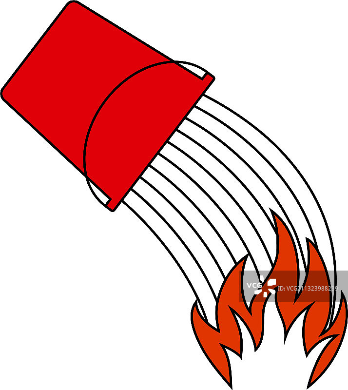 消防桶图标图片素材