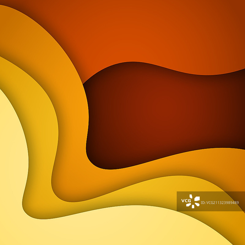 3d抽象背景和剪纸形状图片素材