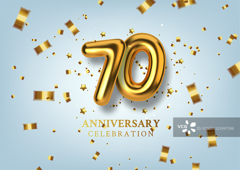 70周年庆典数字图案图片素材