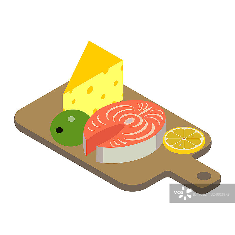 2.5D健康食品图标图片素材