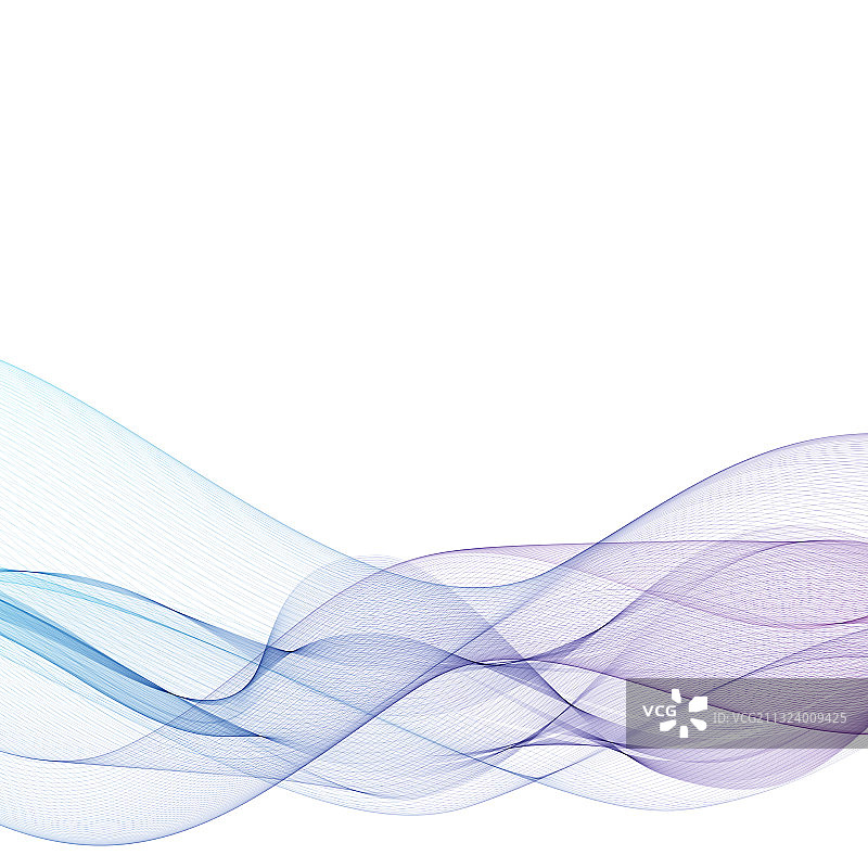 抽象背景：彩色流动波浪线图片素材
