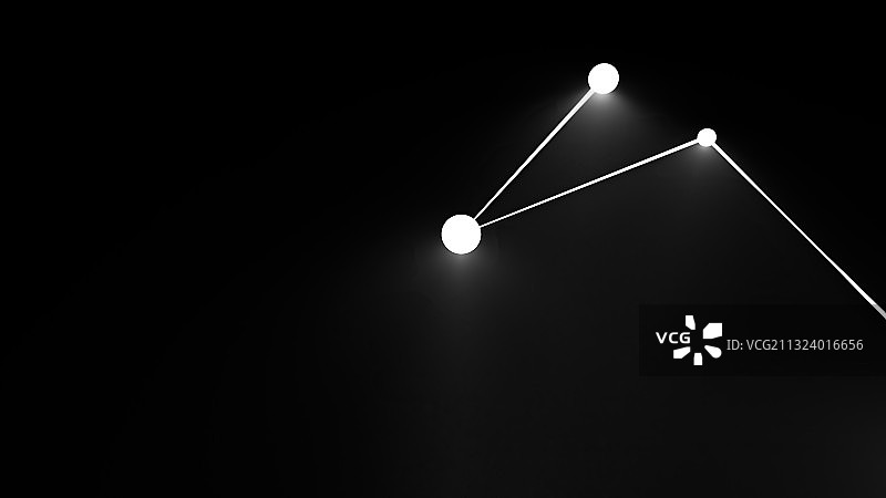 联系关系发光球图片素材