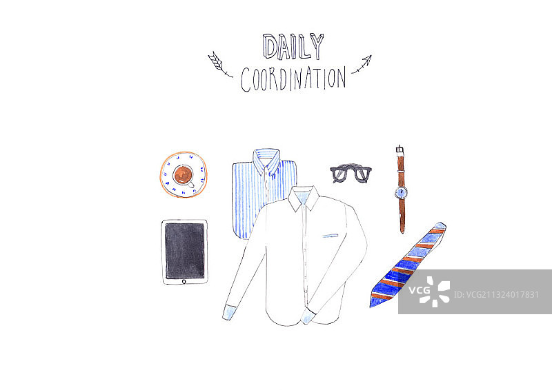 上班族日常用品图片素材