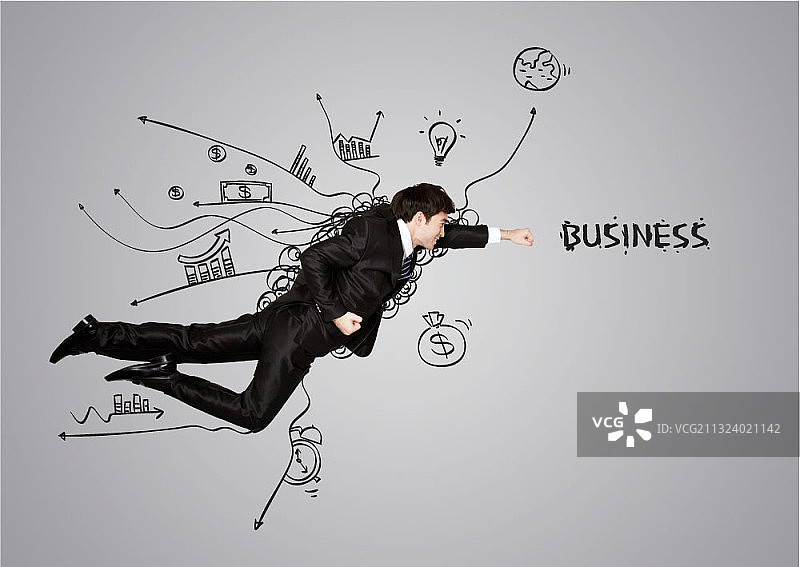 商人飞行和商业相关插图图片图片素材