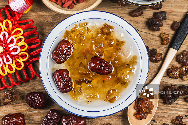 桃胶糖水图片素材