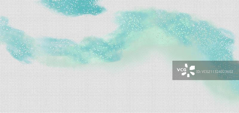 蓝色水墨银河素材图片素材