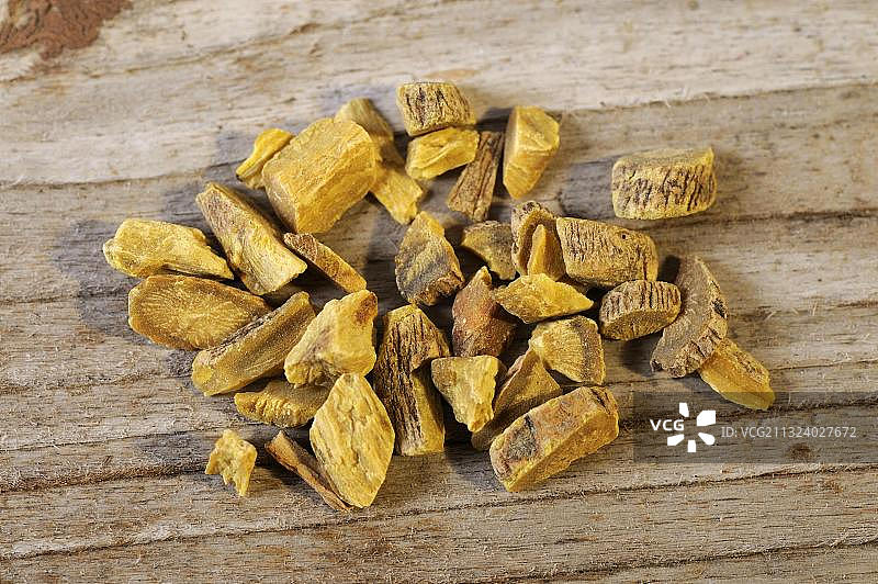 黄芩根茶（Scutellaria baicalensis radix）图片素材