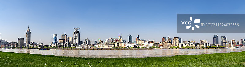 上海外滩老建筑全景图片素材