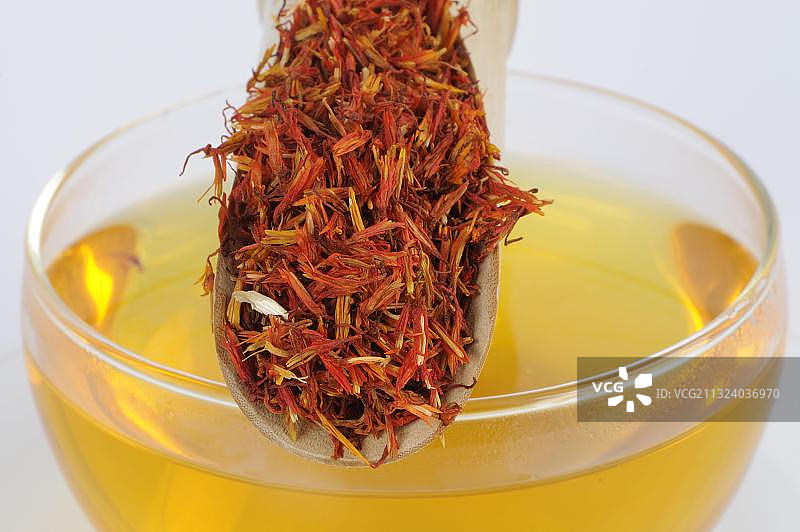 红花茶饮品图片素材