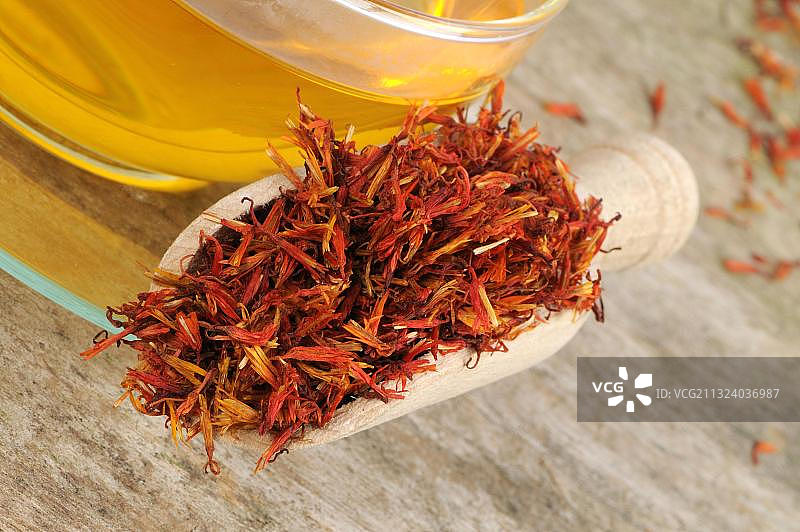 红花茶饮品图片素材