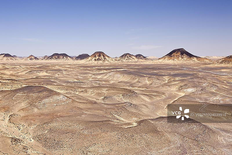 黑色沙漠，利比亚沙漠，埃及，非洲图片素材