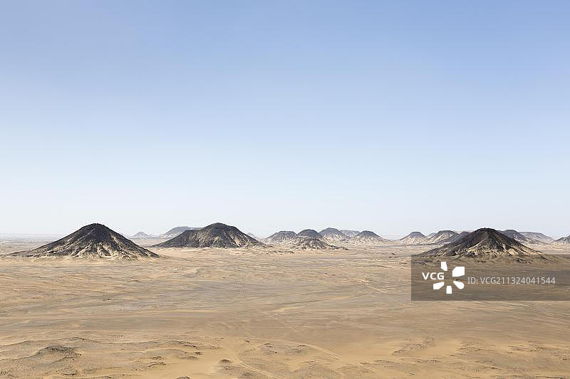 黑色沙漠，西利比亚沙漠，埃及，非洲图片素材
