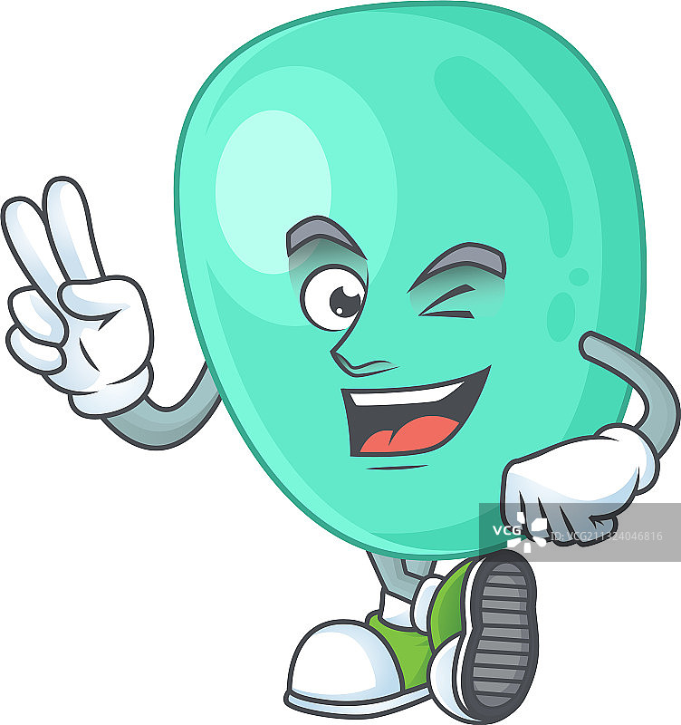 快乐的金黄色葡萄球菌图片素材